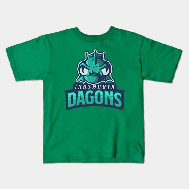 Innsmouth Dagons | HP Lovecraft Team Kids T-Shirt by JustSandN